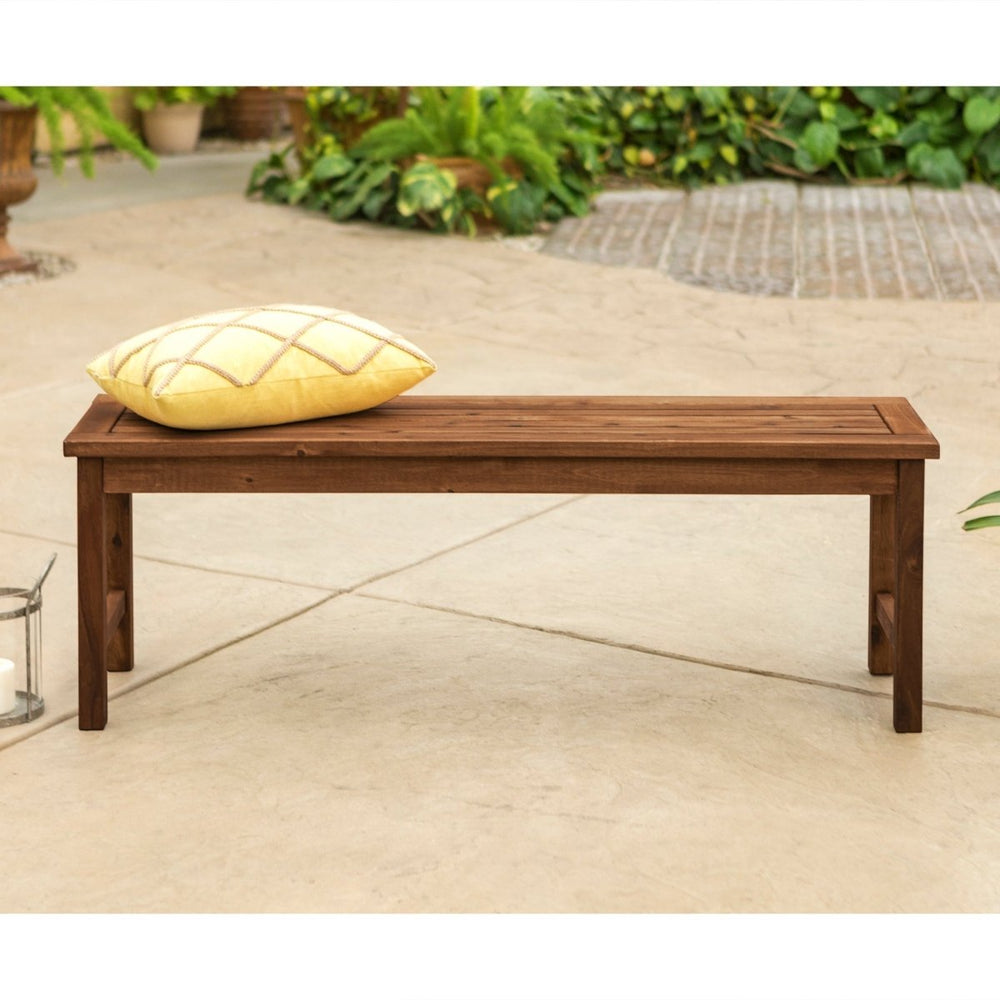 
                      
                        Walker Edison Midland Acacia Wood Outdoor Patio Bench - lily & onyx
                      
                    