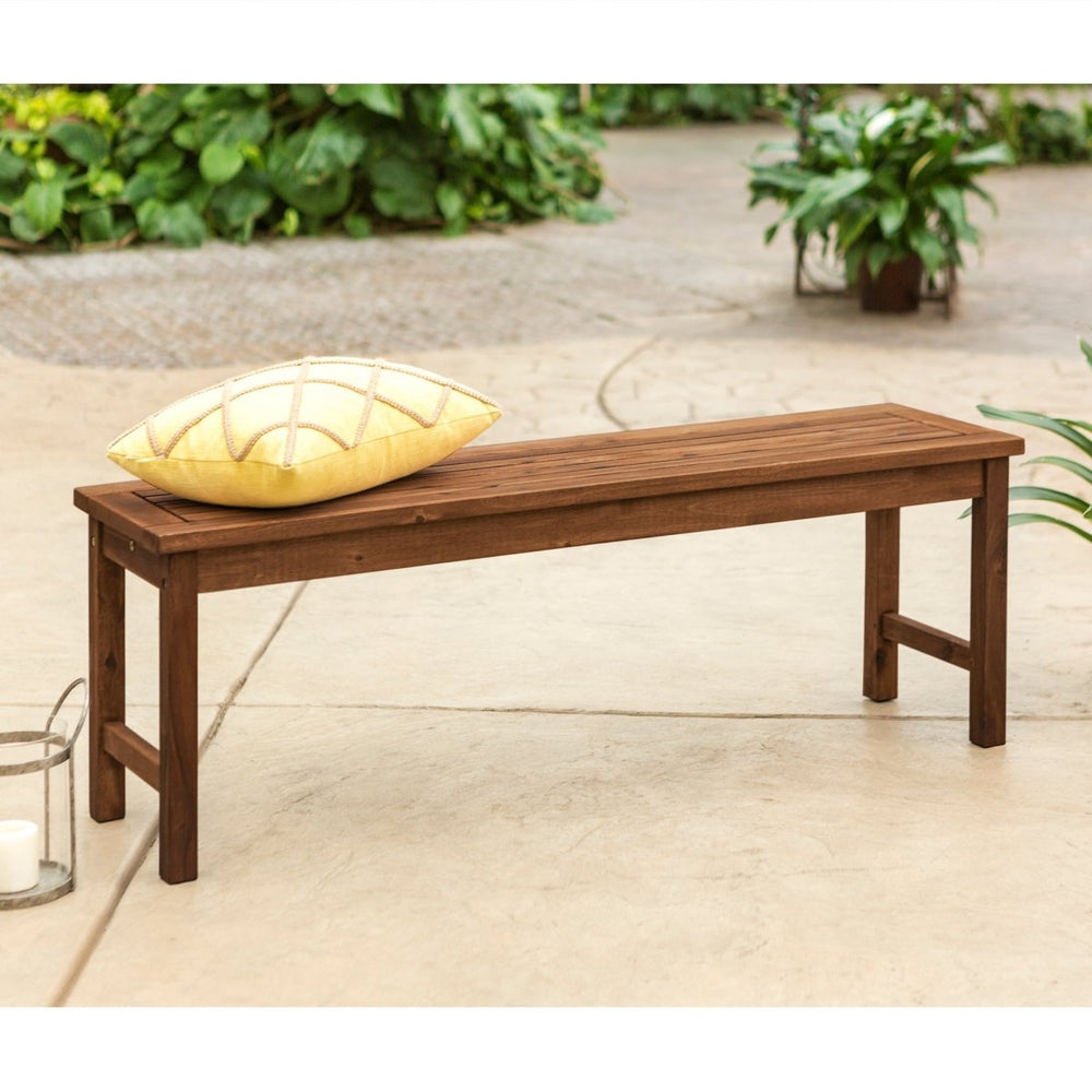 
                      
                        Walker Edison Midland Acacia Wood Outdoor Patio Bench - lily & onyx
                      
                    