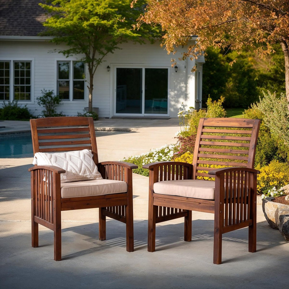 
                      
                        Walker Edison Midland Outdoor Patio Chairs with Cushions, Set of 2 - lily & onyx
                      
                    