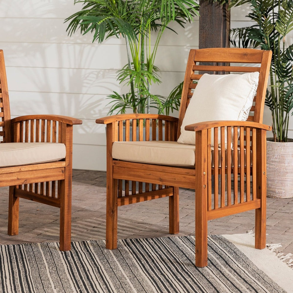 
                      
                        Walker Edison Midland Outdoor Patio Chairs with Cushions, Set of 2 - lily & onyx
                      
                    