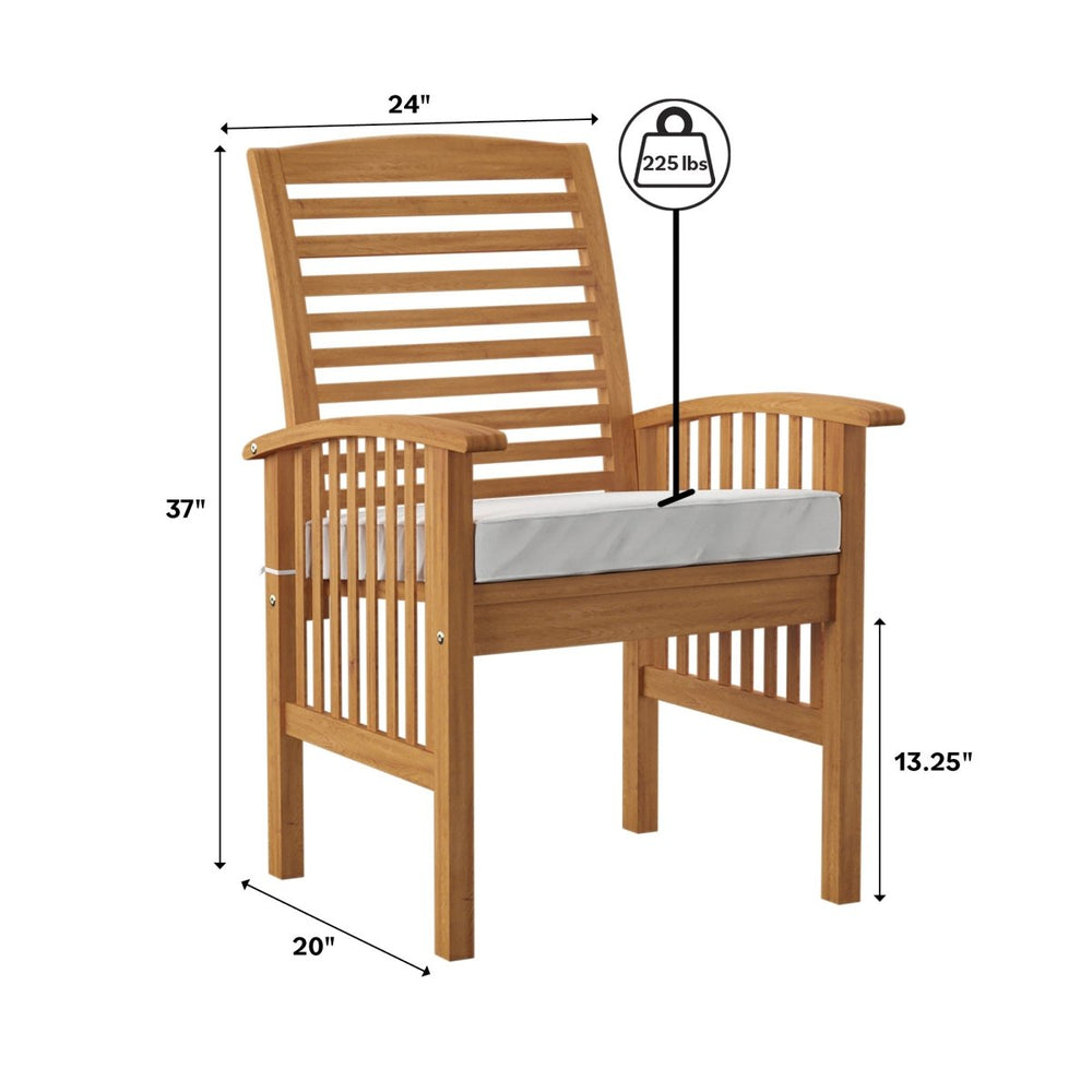 
                      
                        Walker Edison Midland Outdoor Patio Chairs with Cushions, Set of 2 - lily & onyx
                      
                    