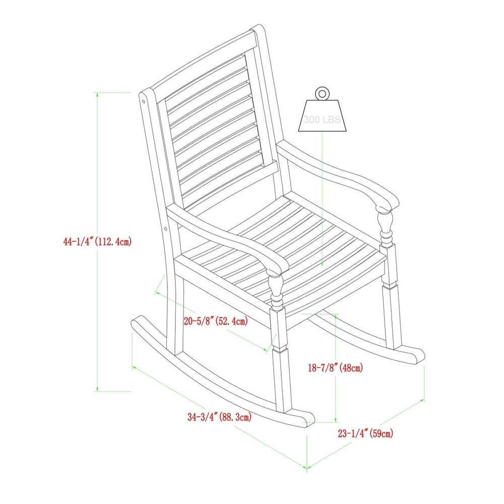 
                      
                        Walker Edison Midland Rocking Chair - lily & onyx
                      
                    