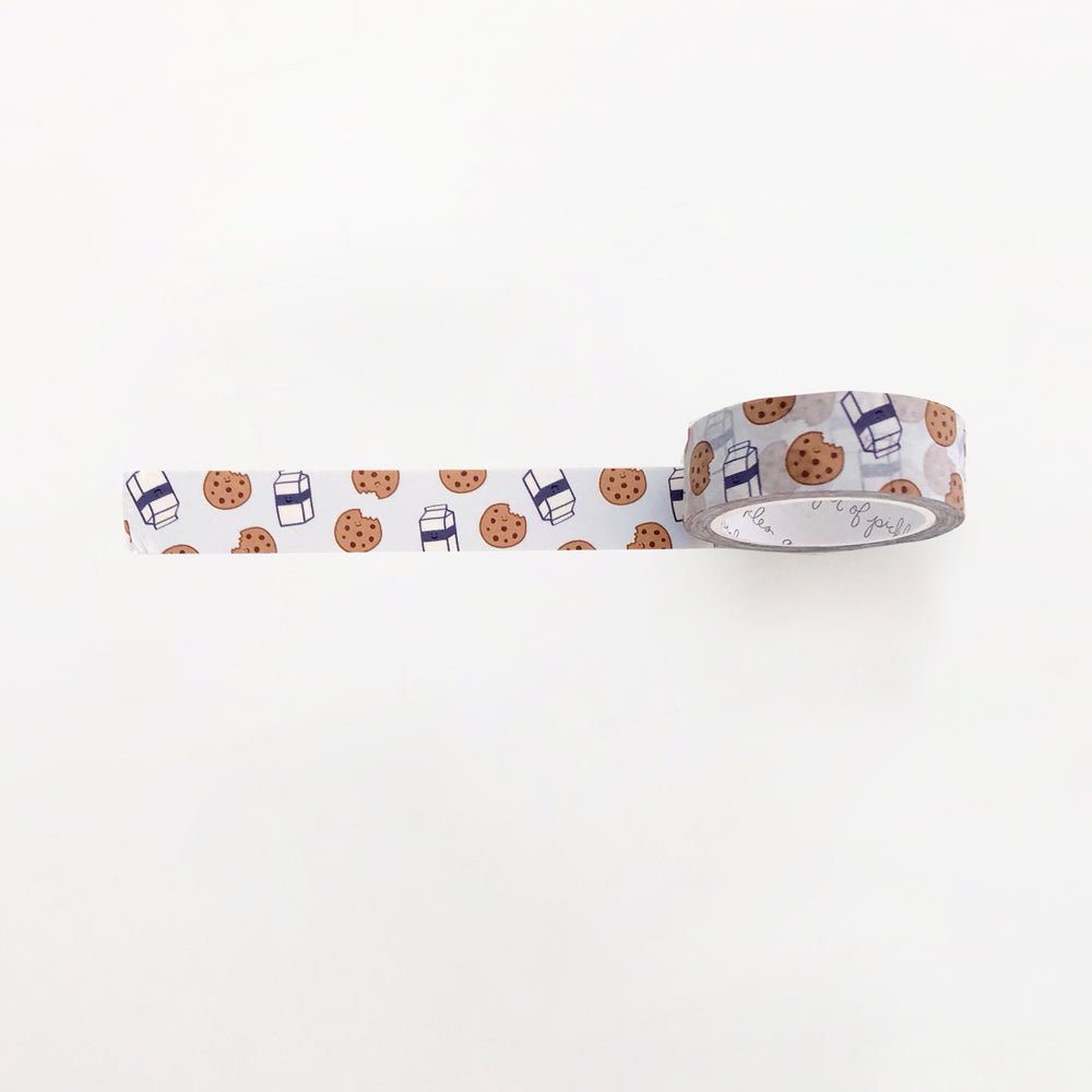 A Jar of Pickles Milk and Cookies Washi Tape - lily & onyx