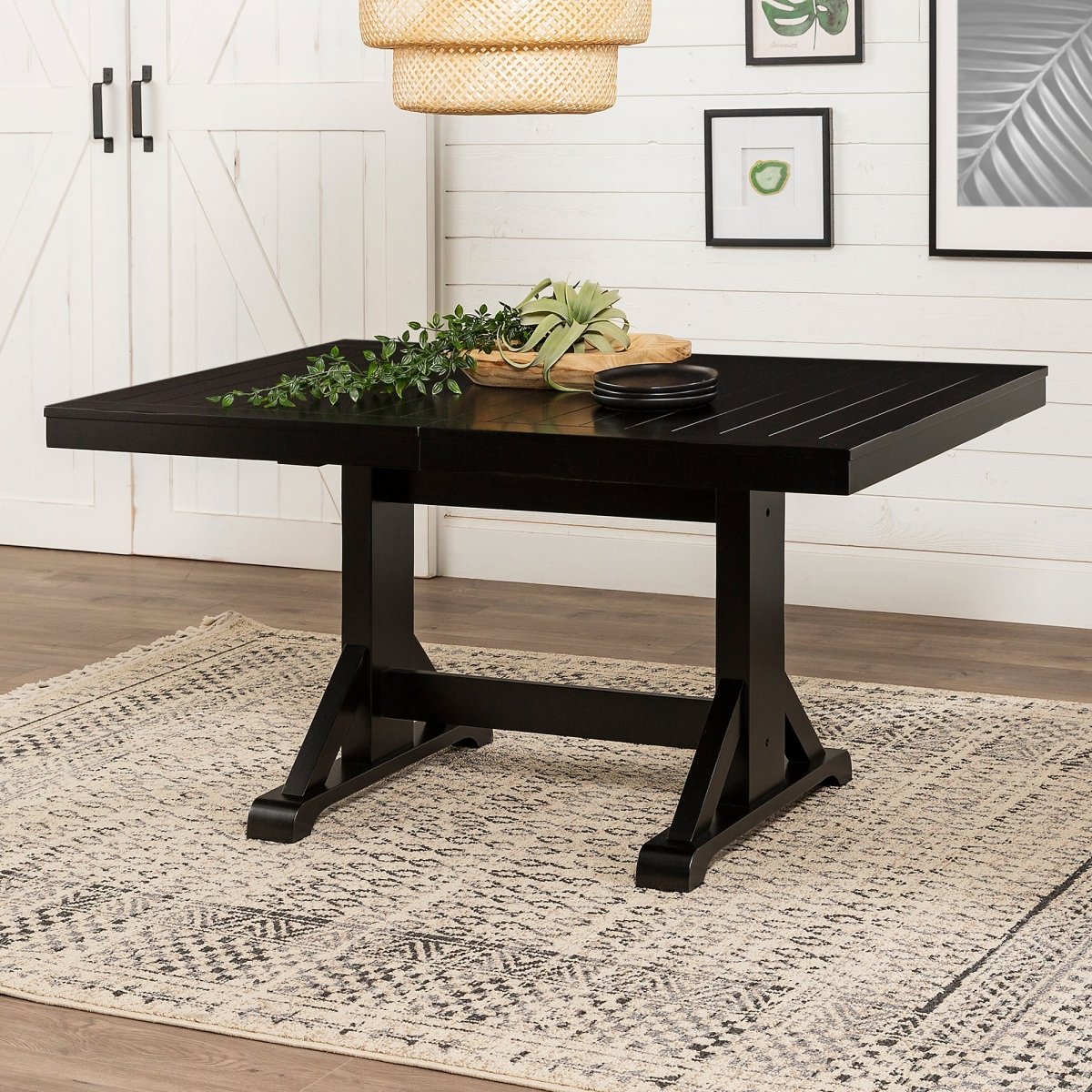 Walker Edison Millwright Extendable Dining Table - lily & onyx