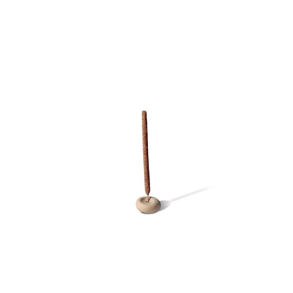 
                      
                        CEDAR AND MYRRH Mini Beige Ceramic Pebble Incense Holder - lily & onyx
                      
                    