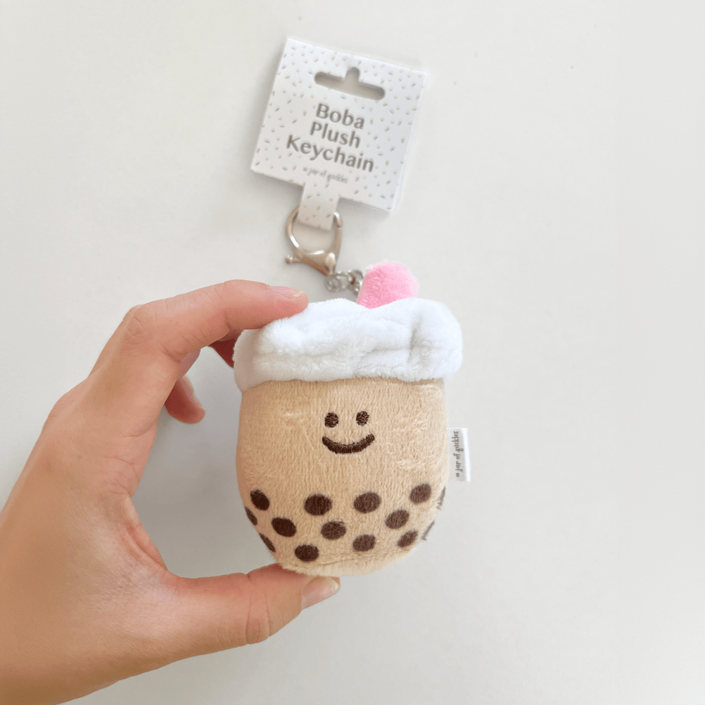 
                      
                        A Jar of Pickles Mini Boba Milk Tea Plushie Keychain - lily & onyx
                      
                    