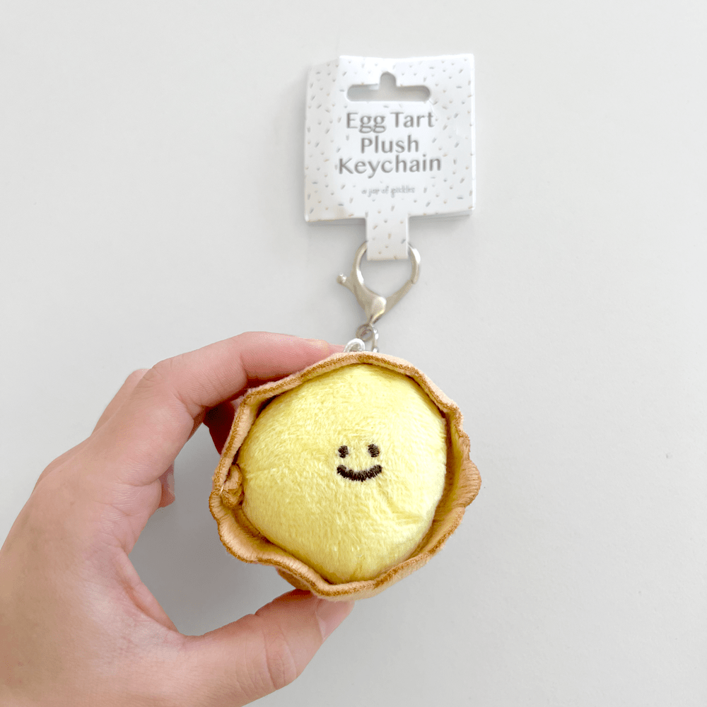 
                      
                        A Jar of Pickles Mini Dan Tat Egg Tart Plushie Keychain - lily & onyx
                      
                    