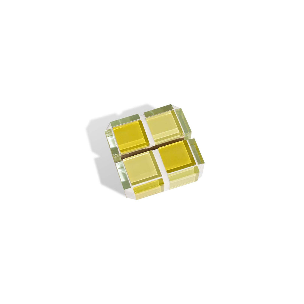 Mini Glass Tile Picture Stand - Banana Frosting