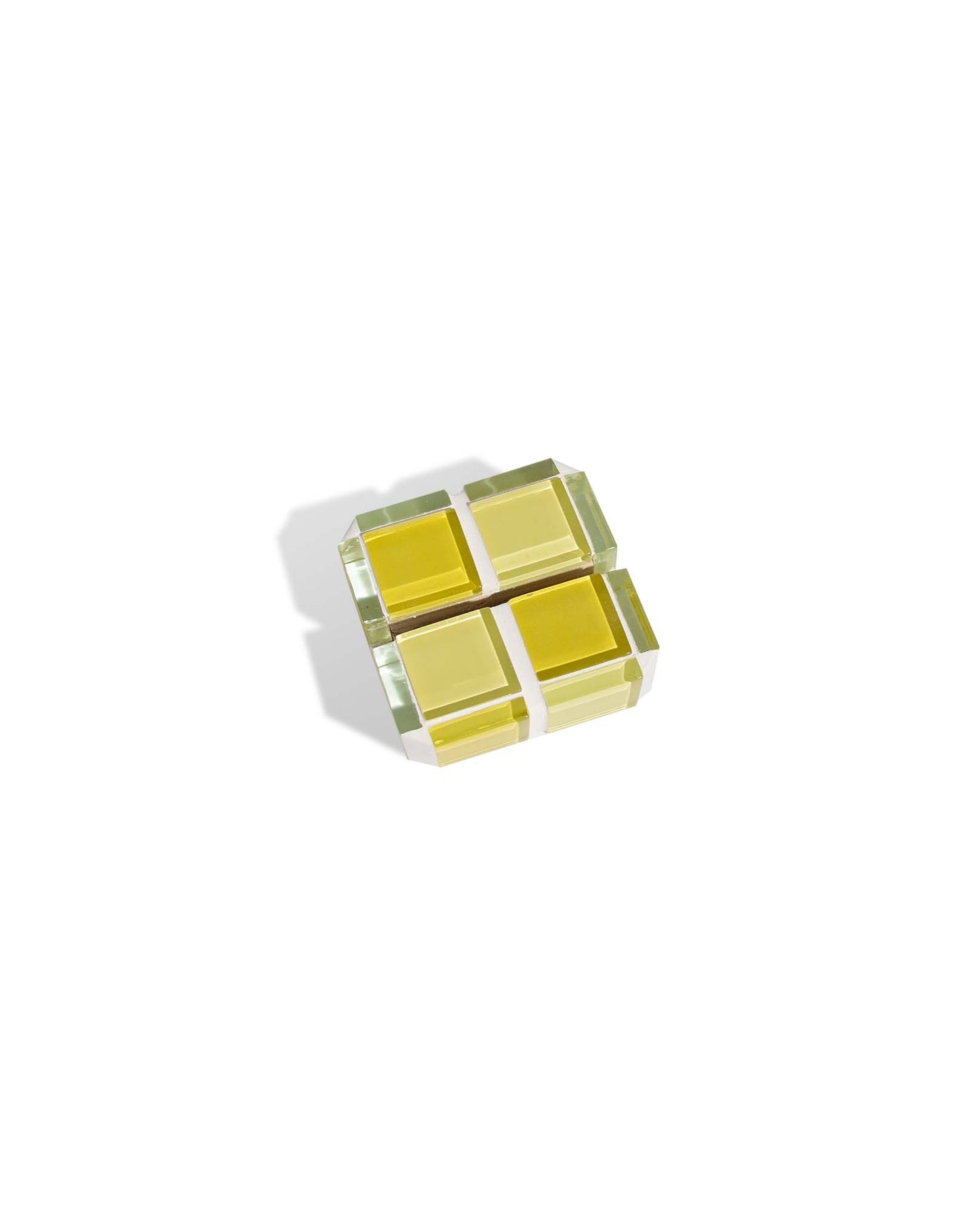 Mini Glass Tile Picture Stand - Banana Frosting