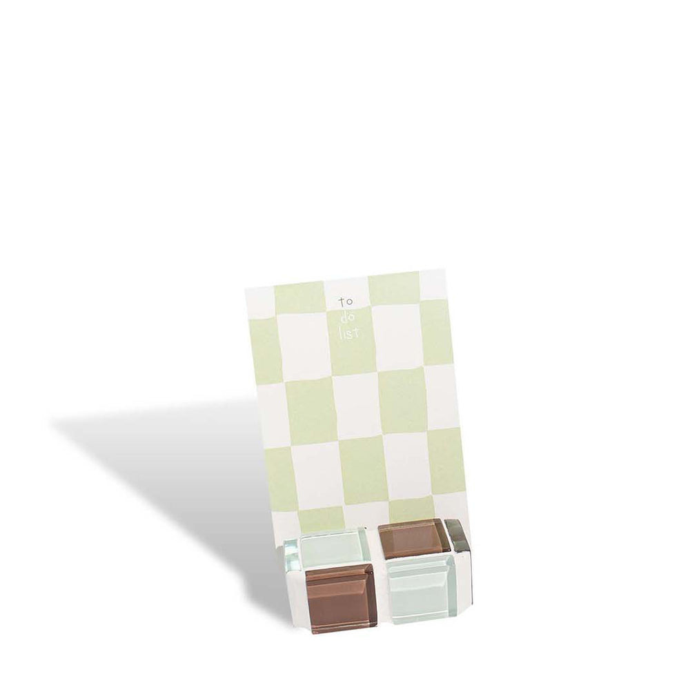 Mini Glass Tile Picture Stand - Classic Milk Chocolate