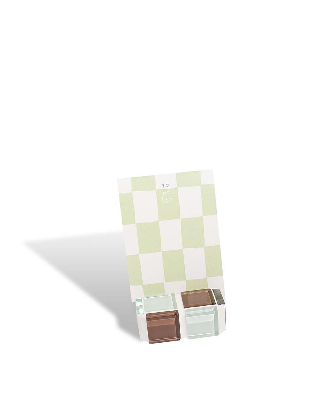 Mini Glass Tile Picture Stand - Classic Milk Chocolate