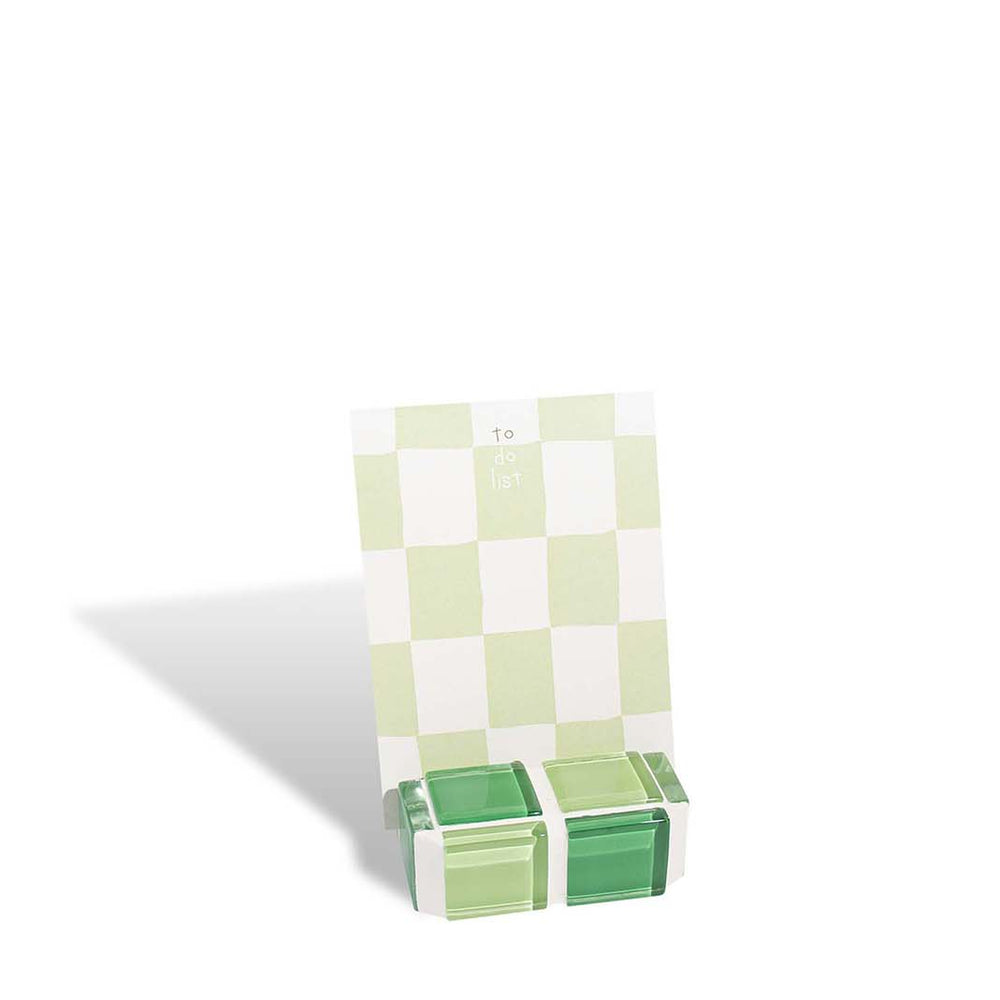 Mini Glass Tile Picture Stand - Green Apple