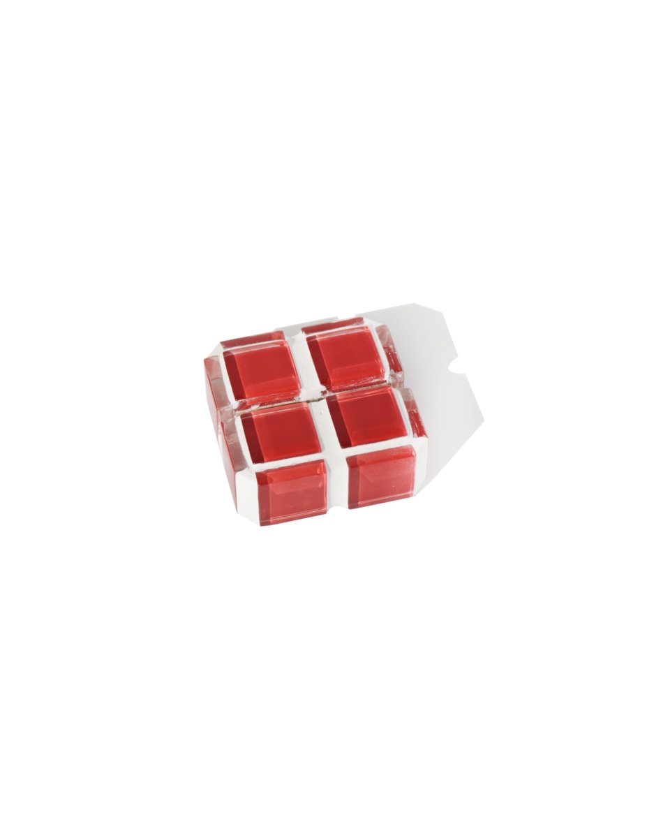 Subtle Art Studios Mini Glass Tile Picture Stand - It's Apple Red