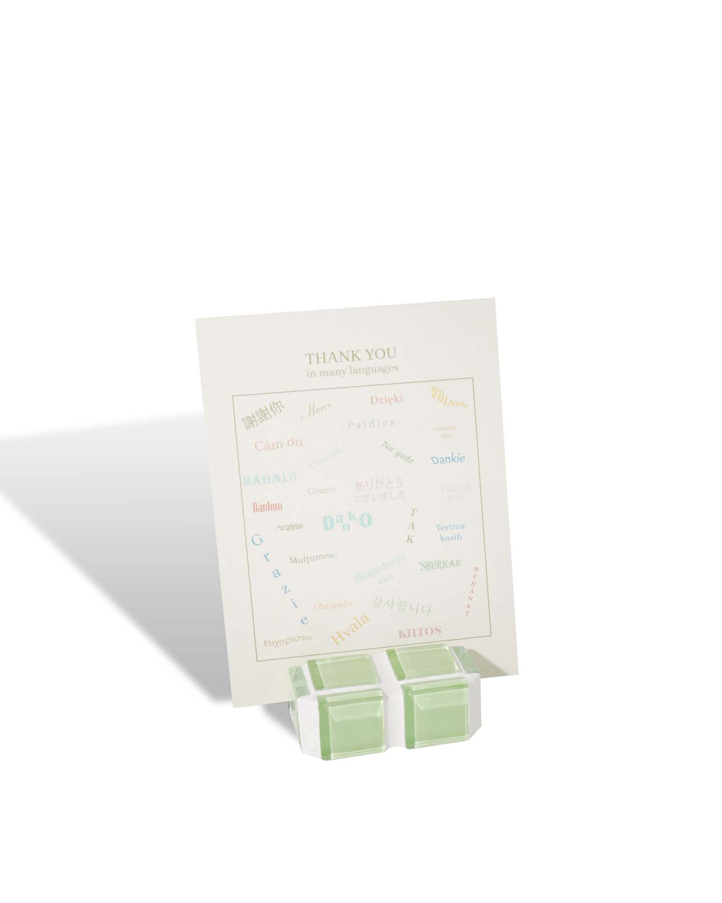Mini Glass Tile Picture Stand - It's Lime