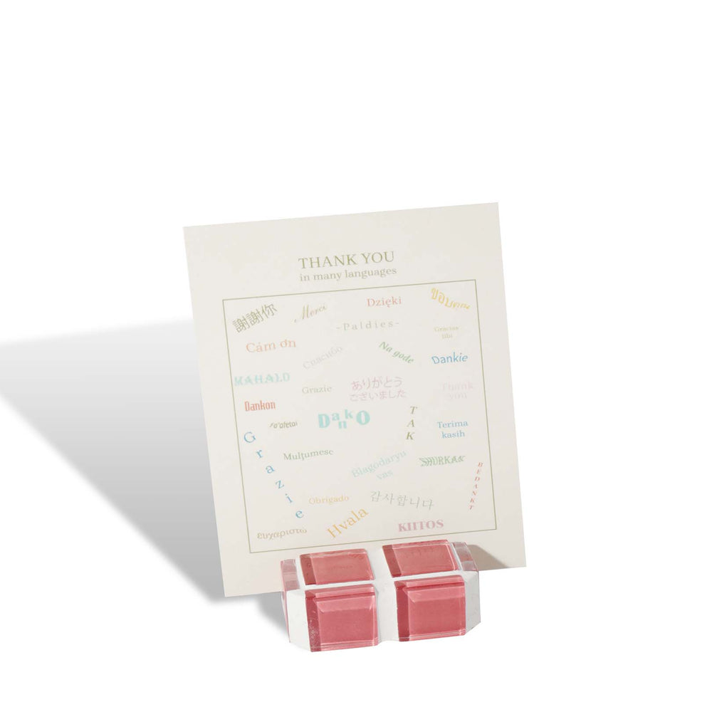 Mini Glass Tile Picture Stand - It's Rose