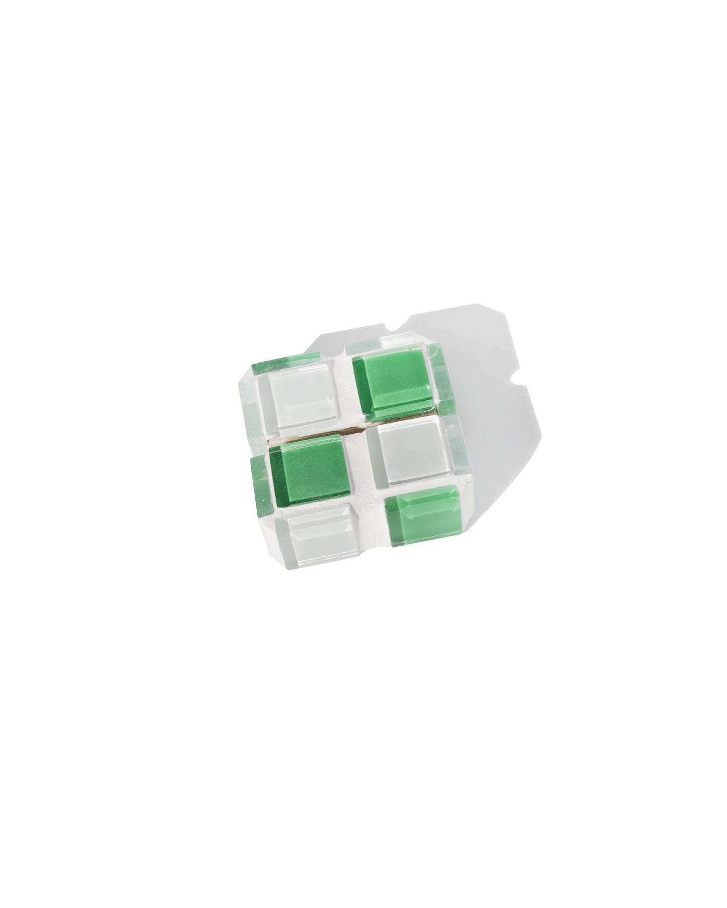 Mini Glass Tile Picture Stand - Key Lime Pie Milk Chocolate
