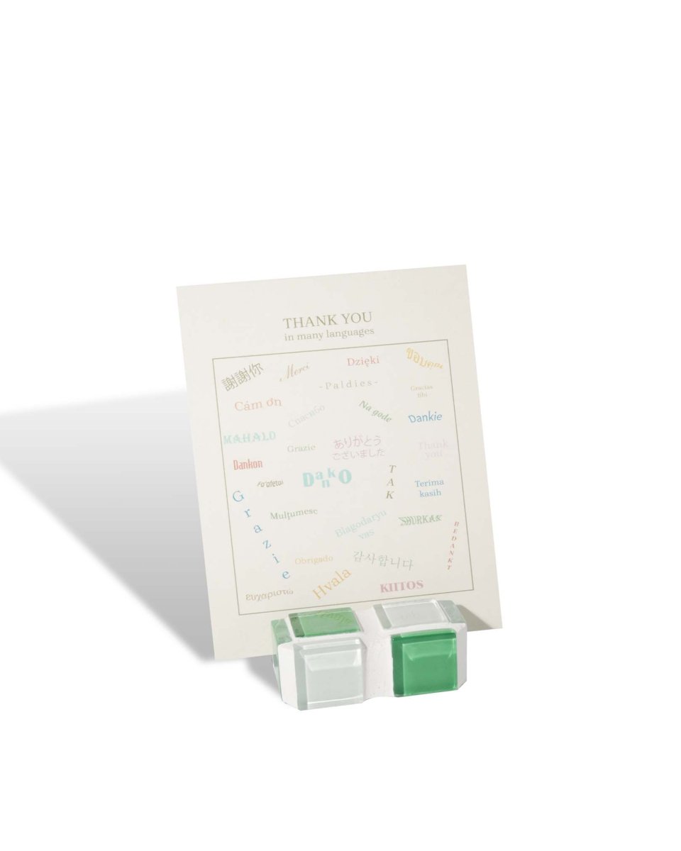 Subtle Art Studios Mini Glass Tile Picture Stand - Key Lime Pie Milk Chocolate