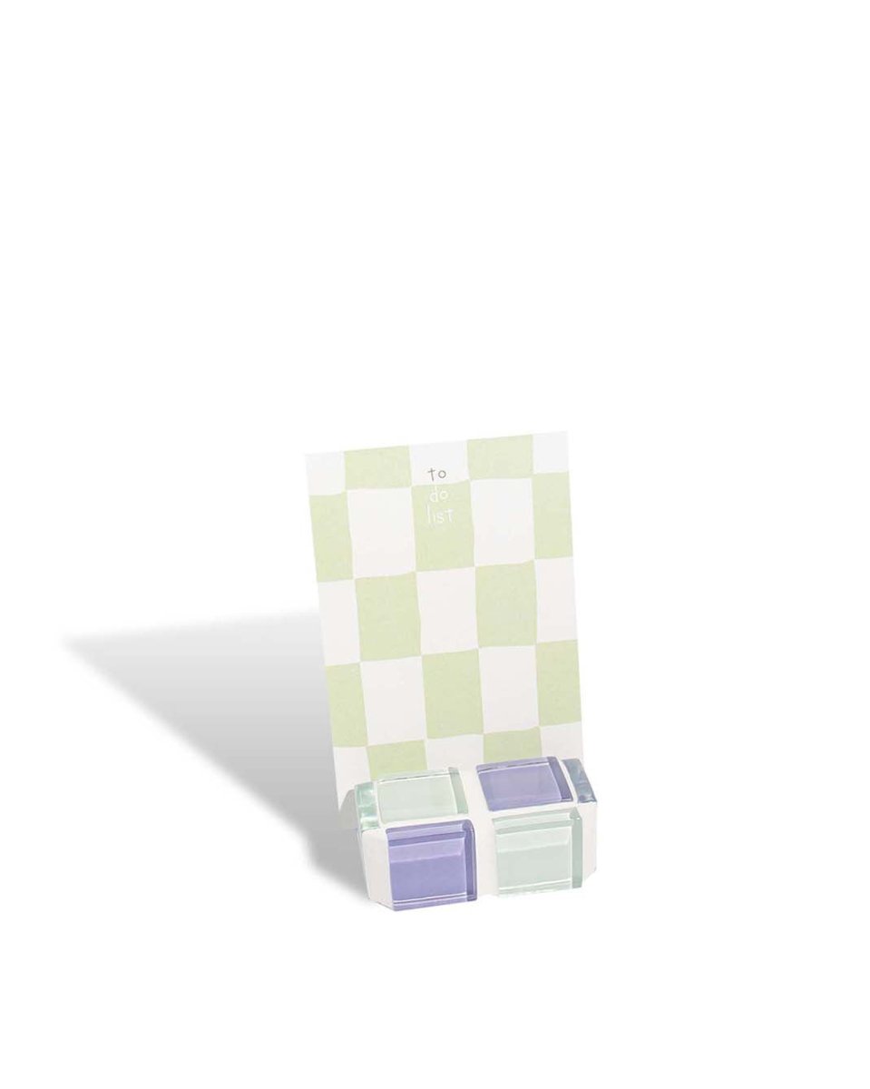 Subtle Art Studios Mini Glass Tile Picture Stand - Lavender Latte