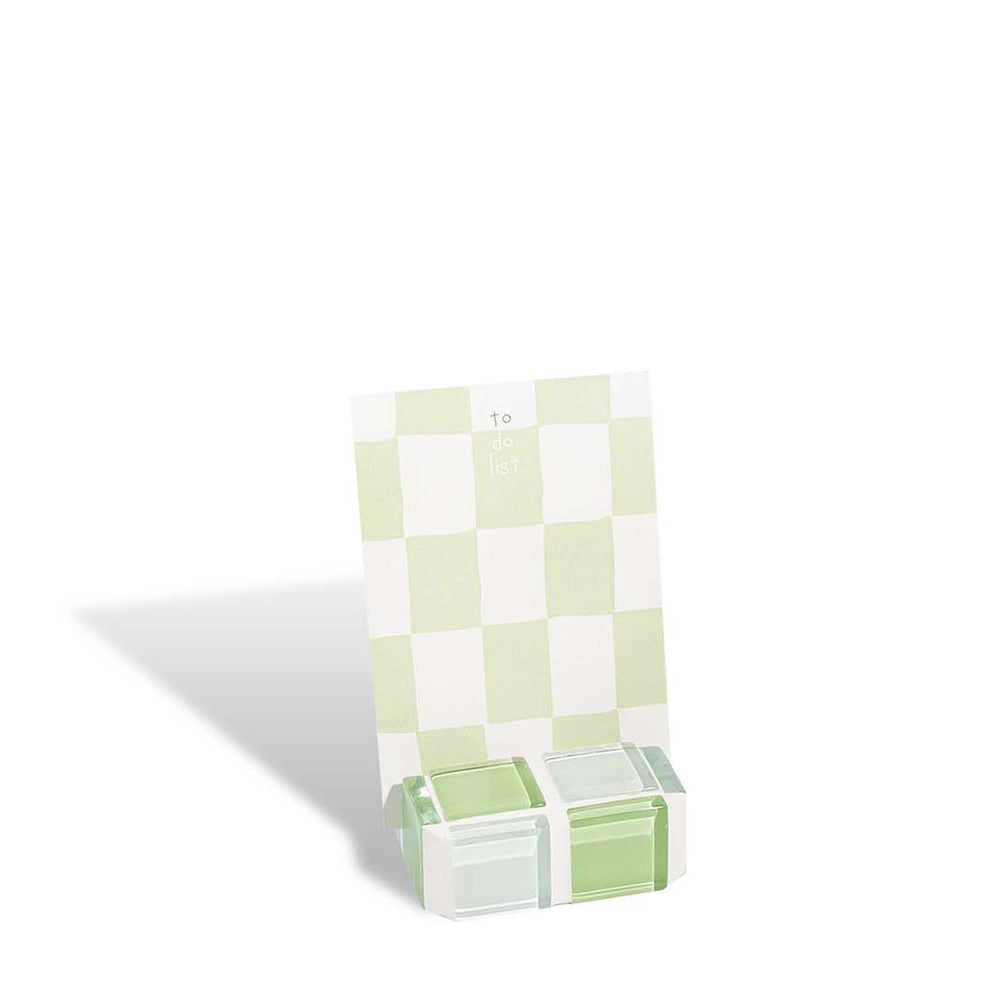 Mini Glass Tile Picture Stand - Pistachio Milk Chocolate