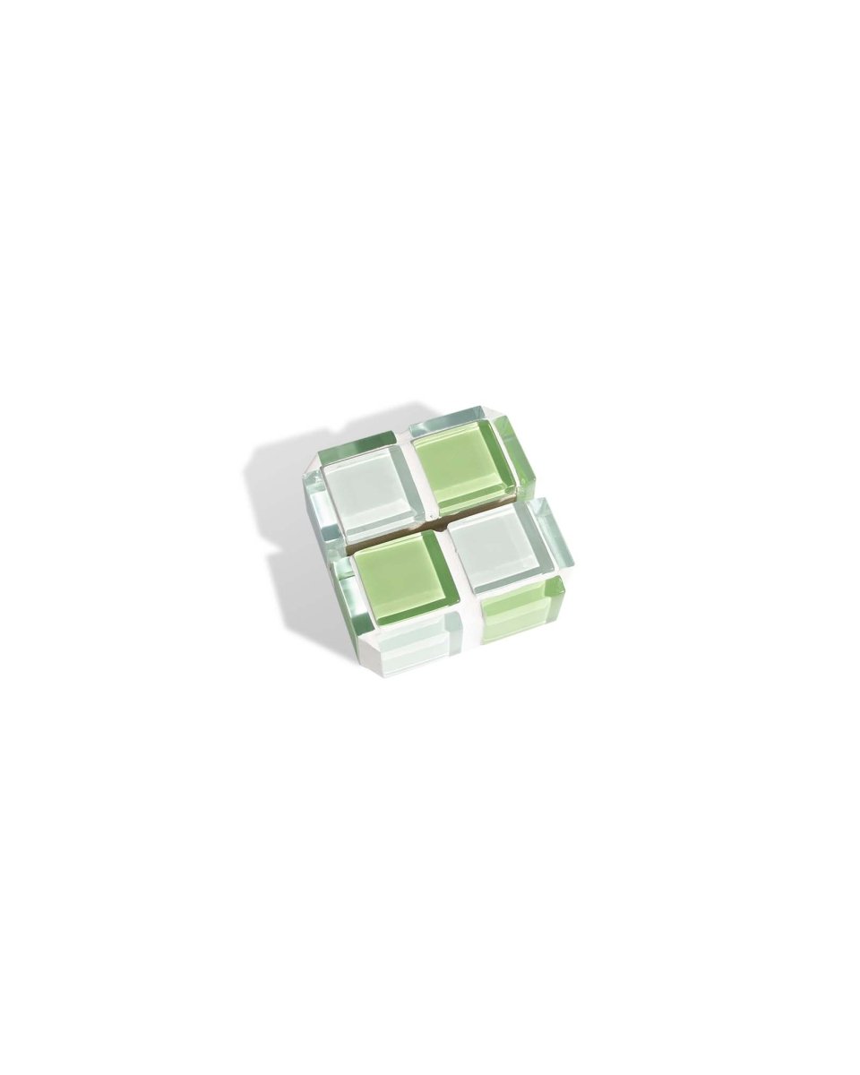 Subtle Art Studios Mini Glass Tile Picture Stand - Pistachio Milk Chocolate