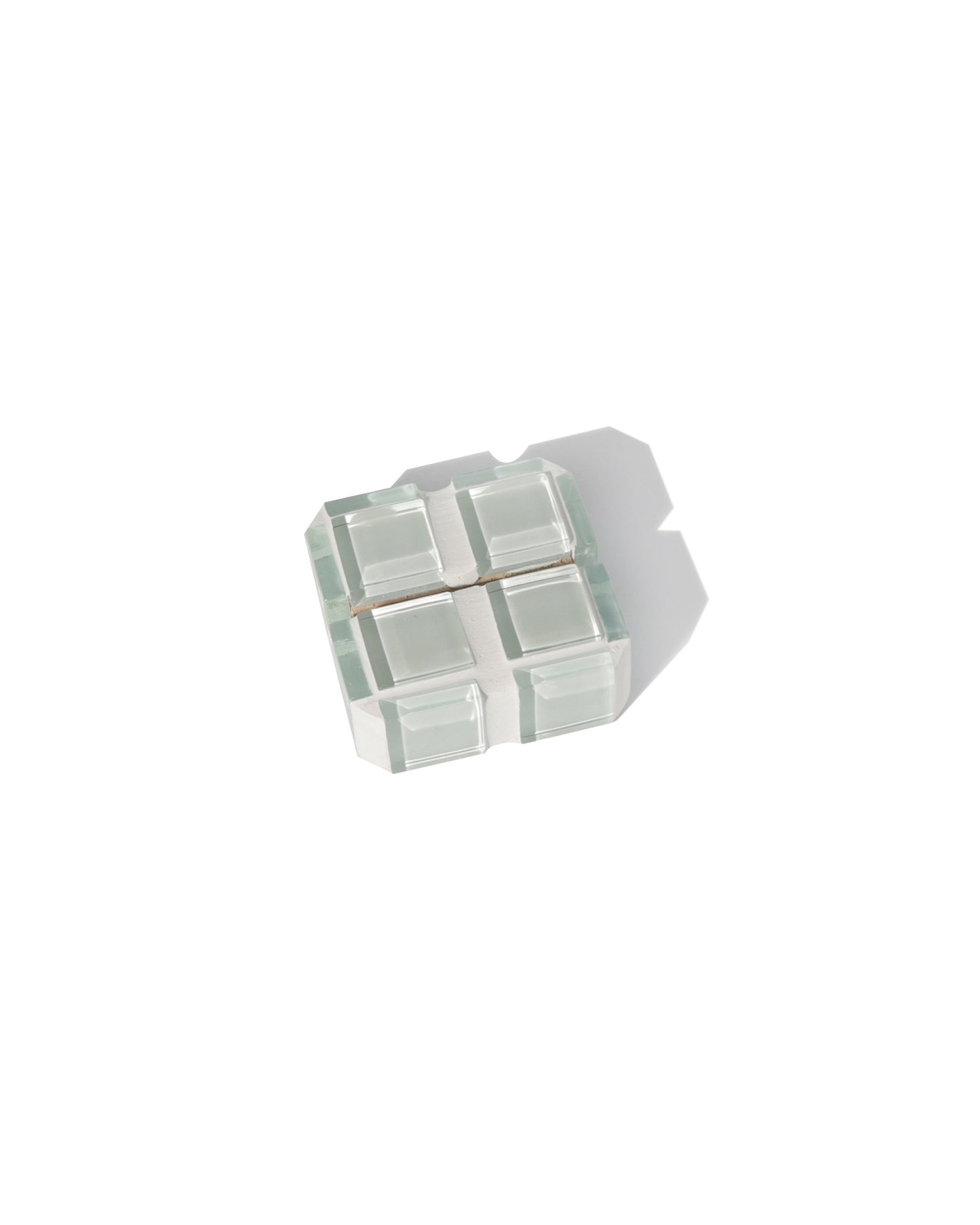 Mini Glass Tile Picture Stand - White Canvas