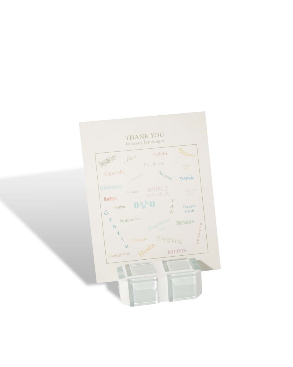 Subtle Art Studios Mini Glass Tile Picture Stand - White Canvas