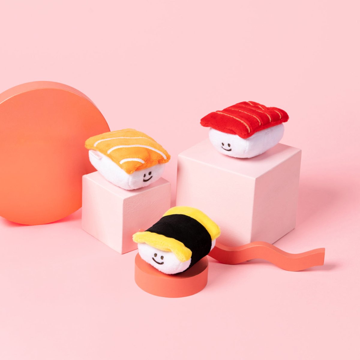 A Jar of Pickles Mini Sushi Plushie Set