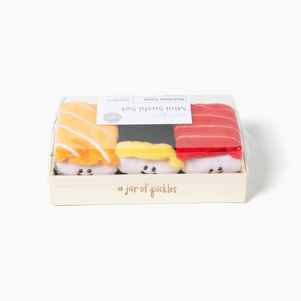 
                      
                        A Jar of Pickles Mini Sushi Plushie Set - lily & onyx
                      
                    