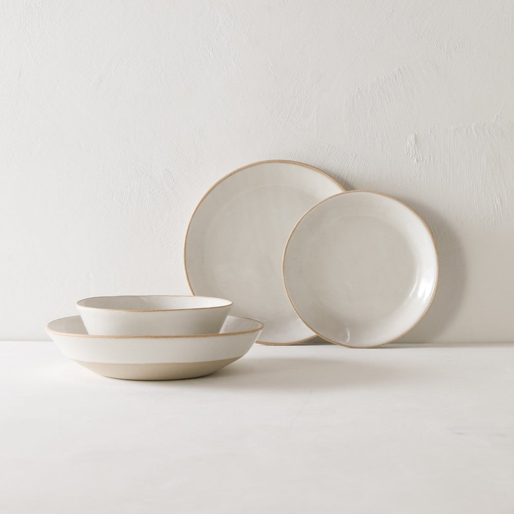 CONVIVIAL Minimal Dinnerware 4 - Piece Set | Stoneware - lily & onyx