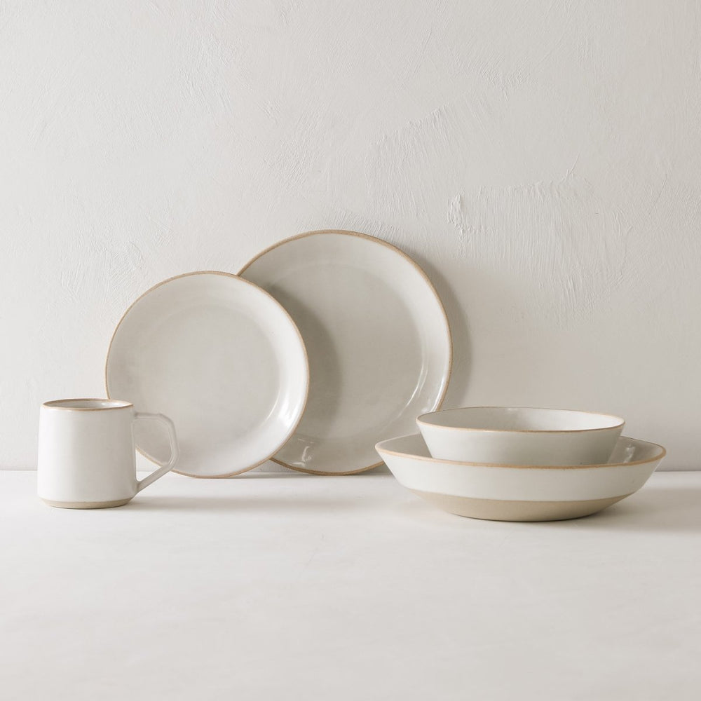 CONVIVIAL Minimal Dinnerware 5 - Piece Set | Stoneware - lily & onyx