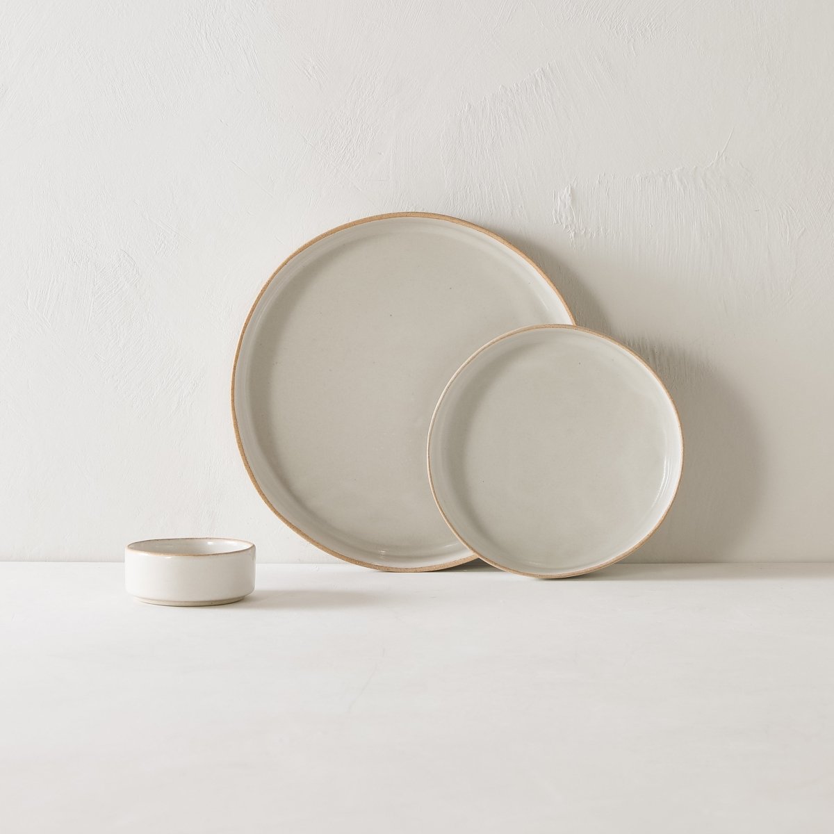 CONVIVIAL Minimal Dish 3 - Piece Set | Stoneware - lily & onyx