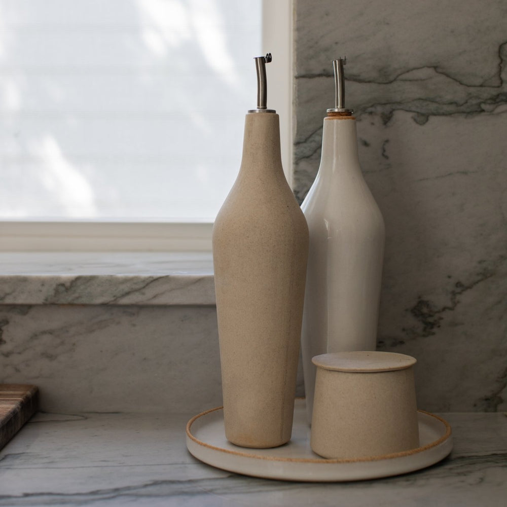 
                      
                        CONVIVIAL Minimal Oil Cruet | Raw Stoneware - lily & onyx
                      
                    