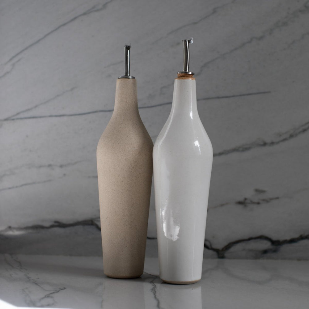 
                      
                        CONVIVIAL Minimal Oil Cruet | Raw Stoneware - lily & onyx
                      
                    