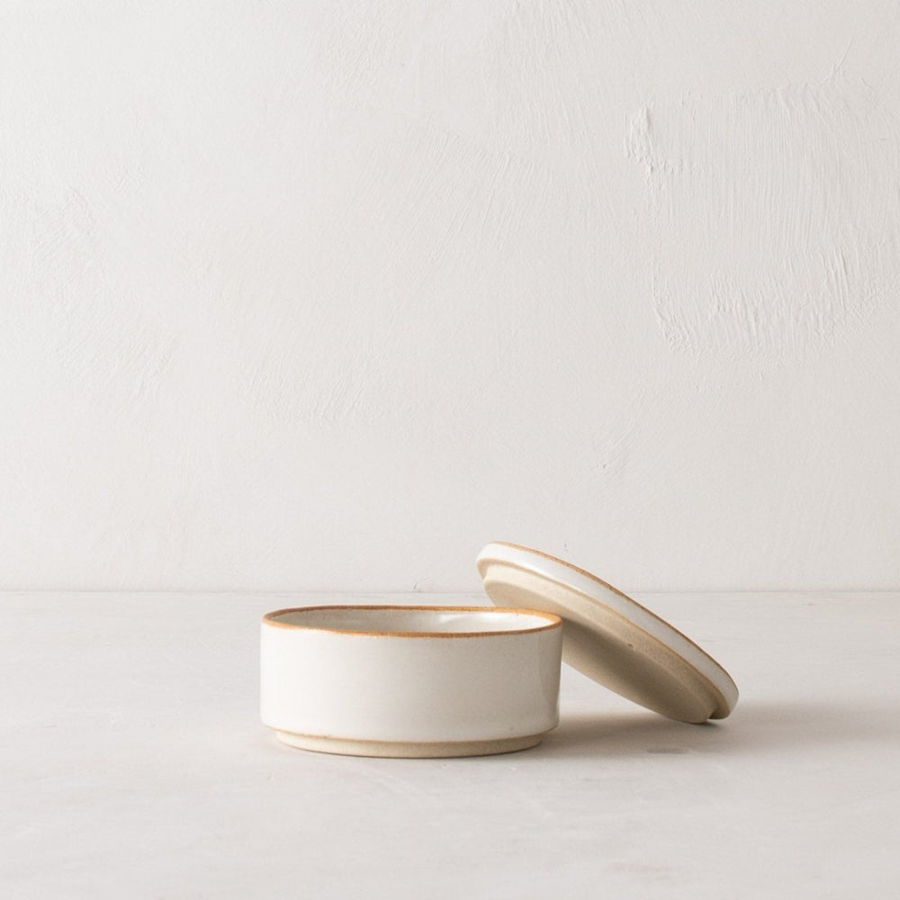 CONVIVIAL Minimal Stoneware Salt Cellar - lily & onyx