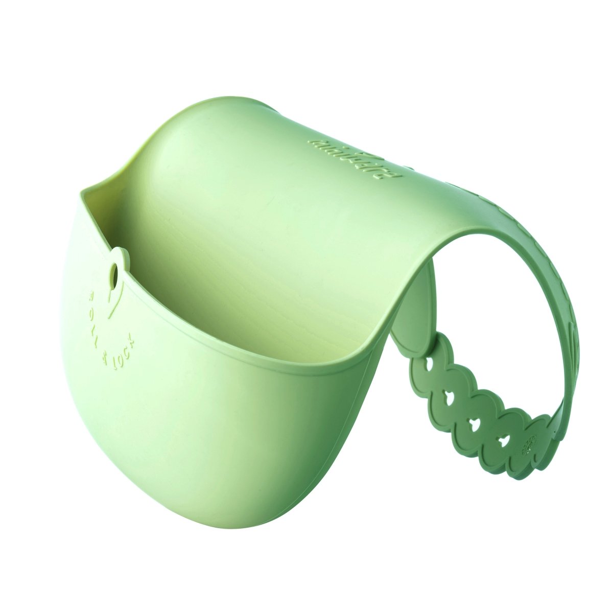Miniware Roll & Lock Silicone Bib (2 Pack) - Key Lime + Dove Grey