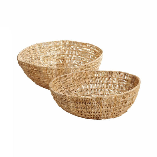 texxture Mira™ Abaca Basket, Set of 2 - lily & onyx