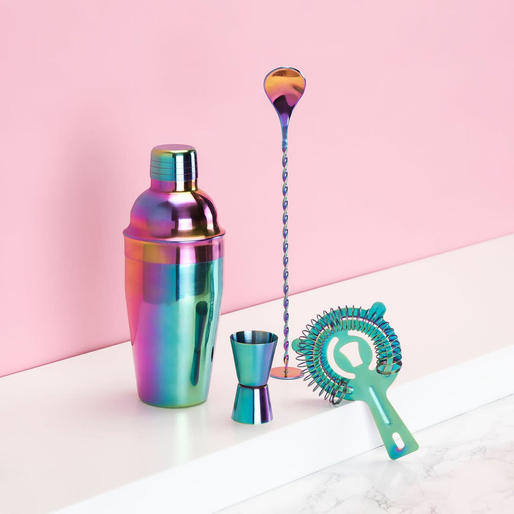 True Mirage Rainbow 4 - Piece Barware Set - lily & onyx