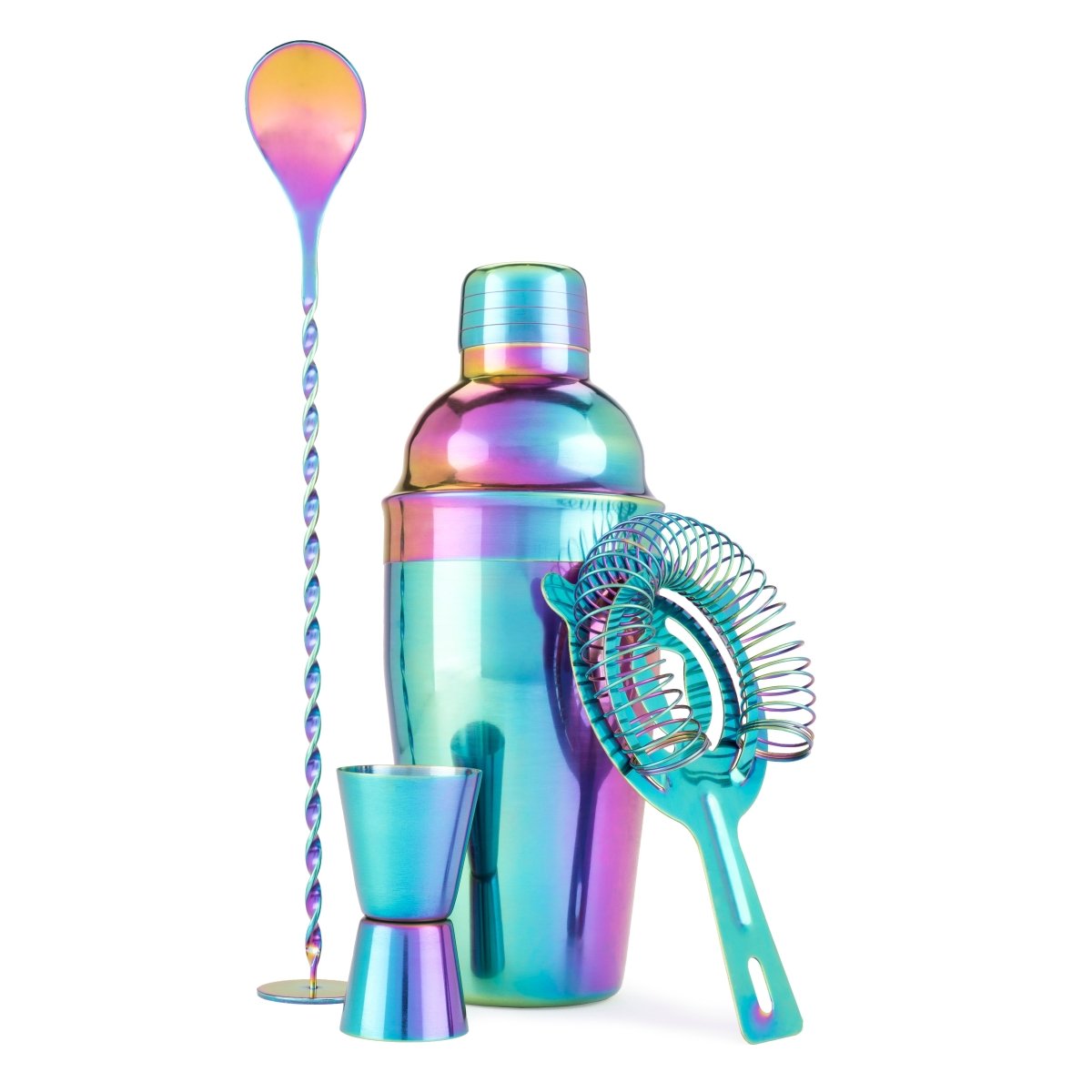 True Mirage Rainbow 4 - Piece Barware Set - lily & onyx