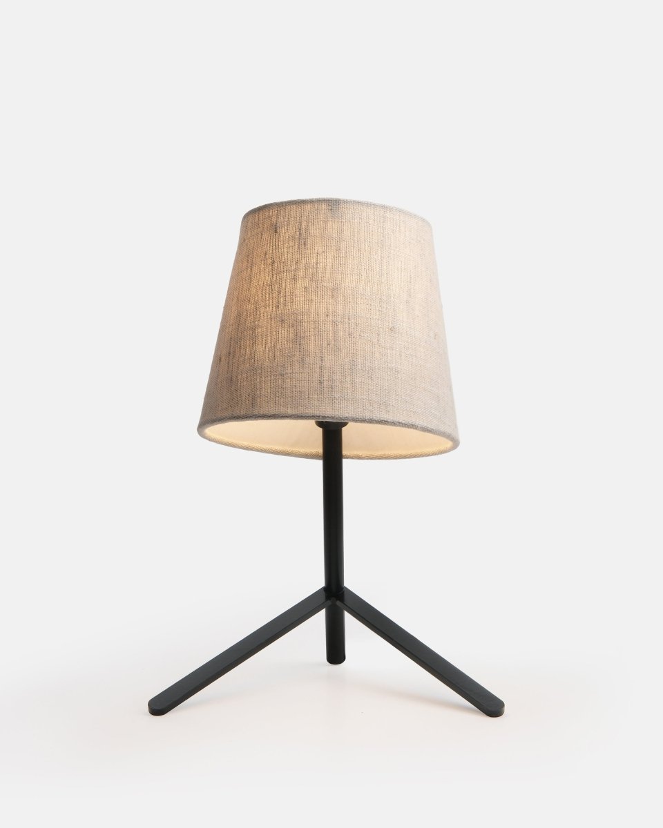 Misewell Tokyo Table Lamp | Handcrafted Steel with Cotton Shade