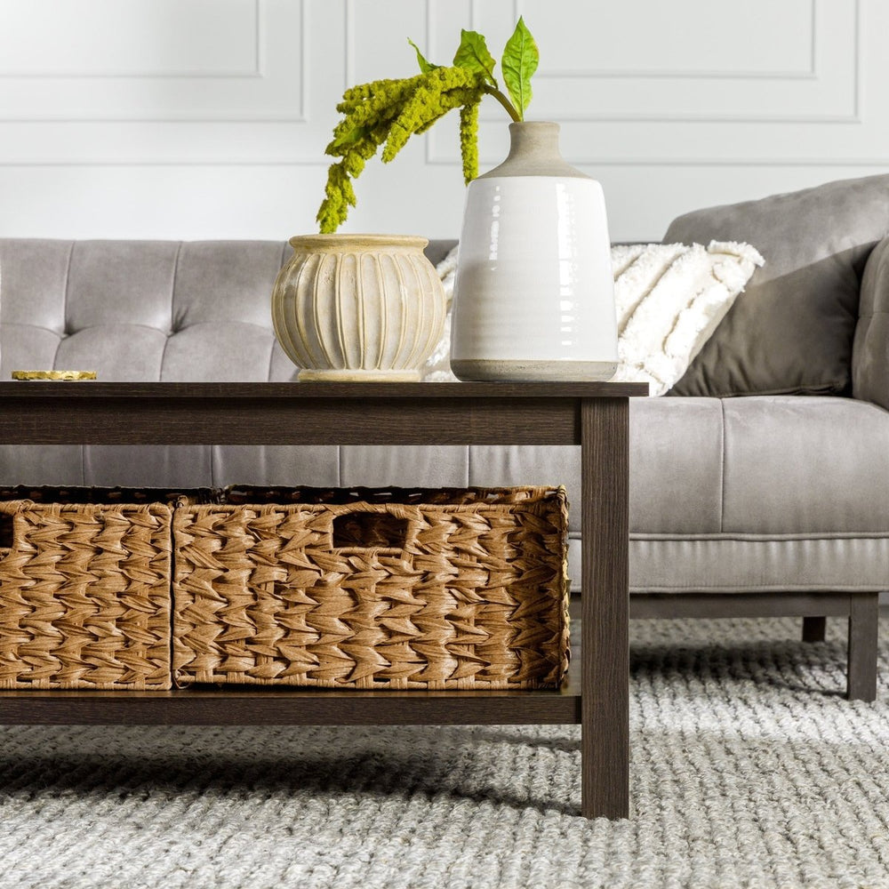 
                      
                        Walker Edison Mission Storage Coffee Table with Baskets - lily & onyx
                      
                    