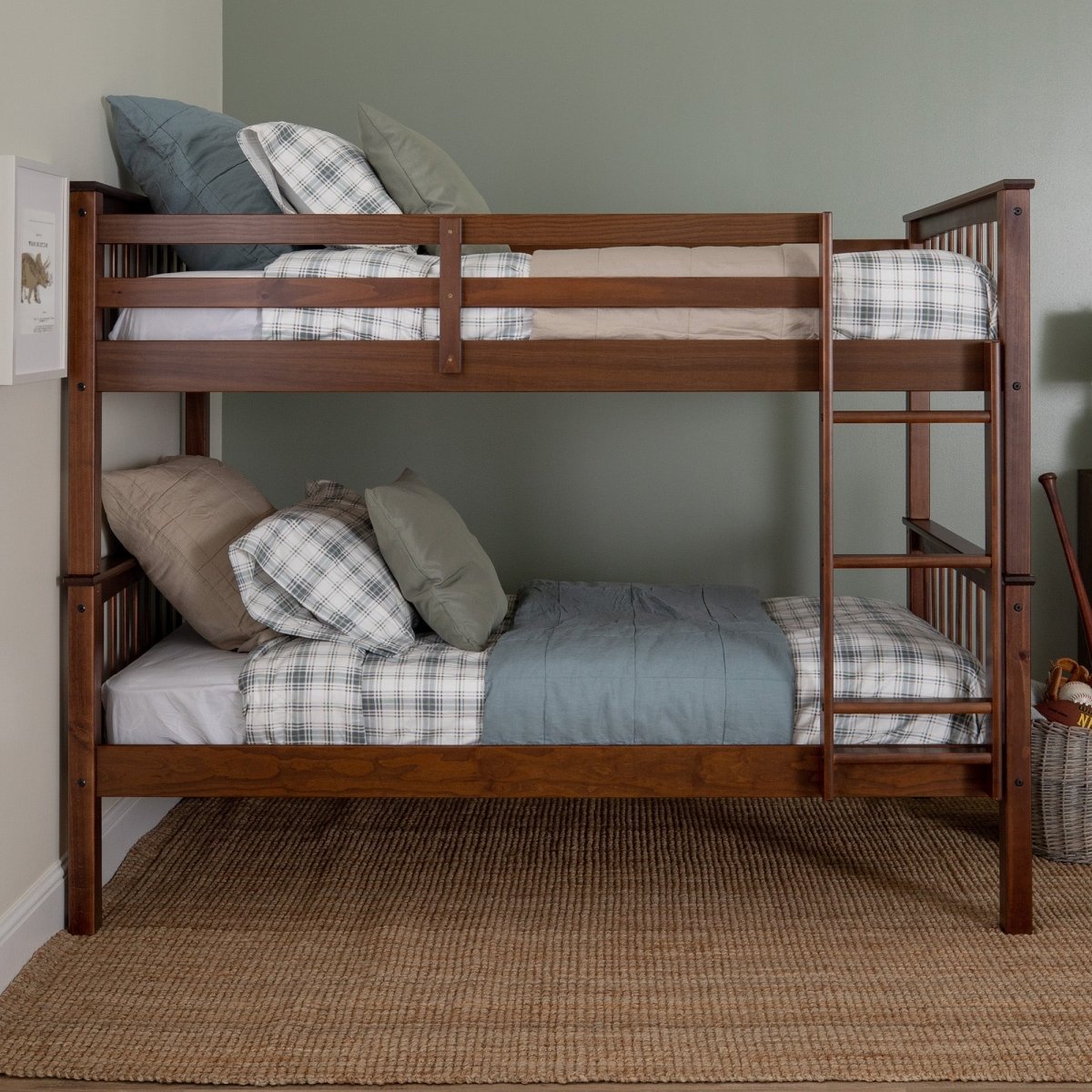 Walker Edison Mission Style Bunk Bed - lily & onyx