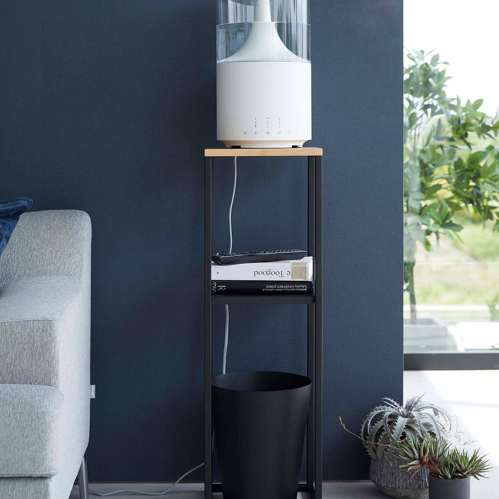
                      
                        Two-Tier Steel & Wood Display & Storage Shelf, 31.5" H
                      
                    