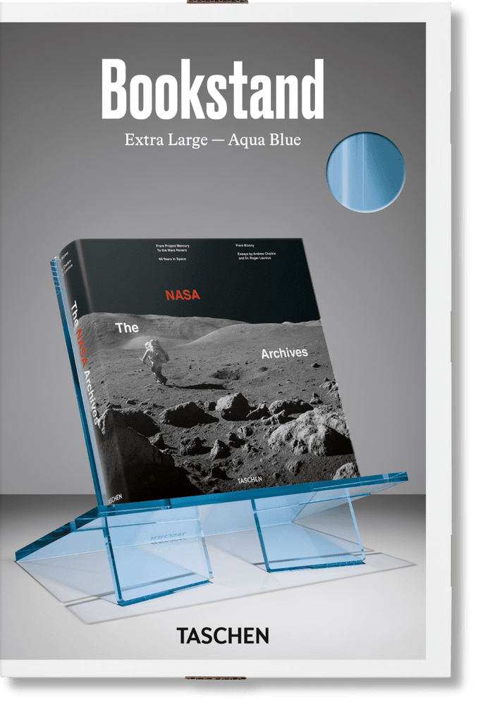 
                      
                        TASCHEN Modern Acrylic Bookstand, Extra Large - Aqua Blue
                      
                    