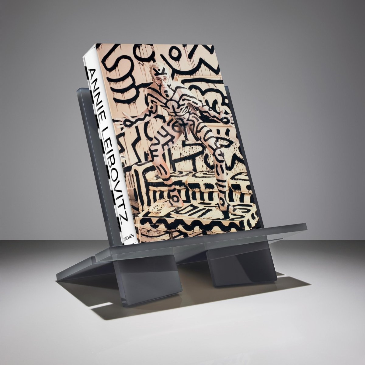 TASCHEN Modern Acrylic Bookstand, Extra Large - Urban Gray