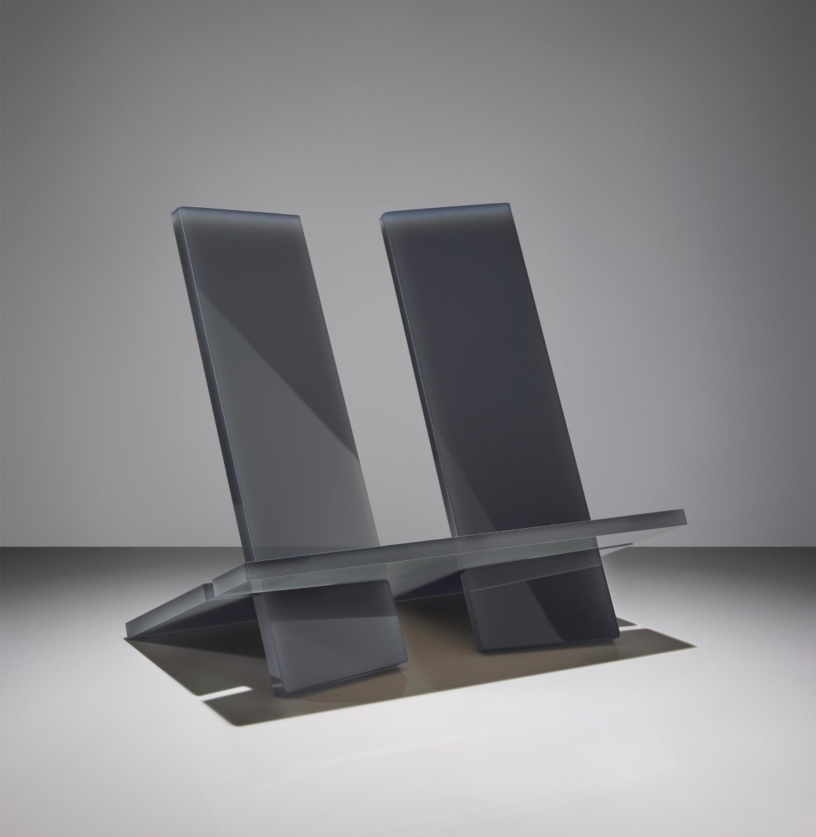 TASCHEN Modern Acrylic Bookstand, Extra Large - Urban Gray
