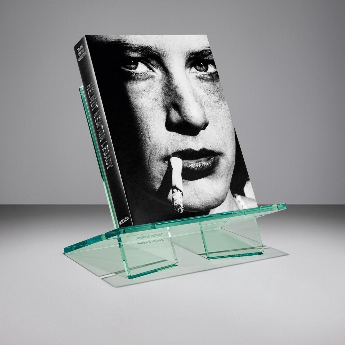 TASCHEN Modern Acrylic Bookstand, Large - Crystal Green