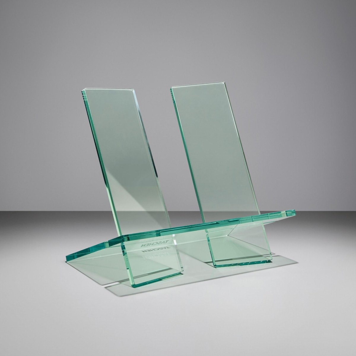 TASCHEN Modern Acrylic Bookstand, Large - Crystal Green