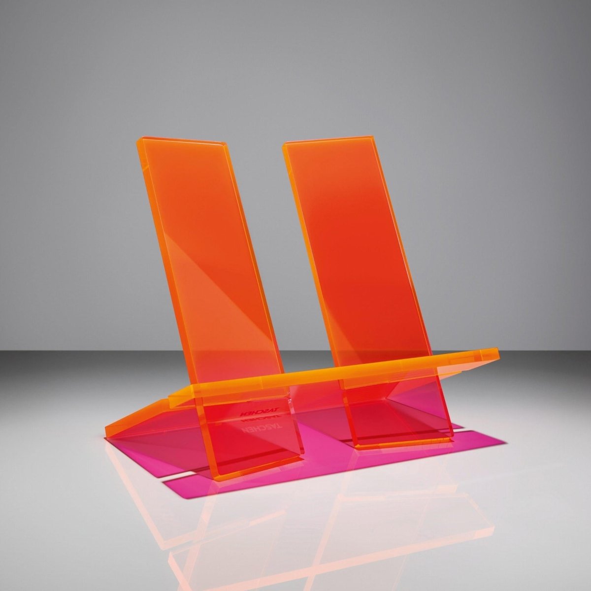 TASCHEN Modern Acrylic Bookstand, Large - Radiant Pink