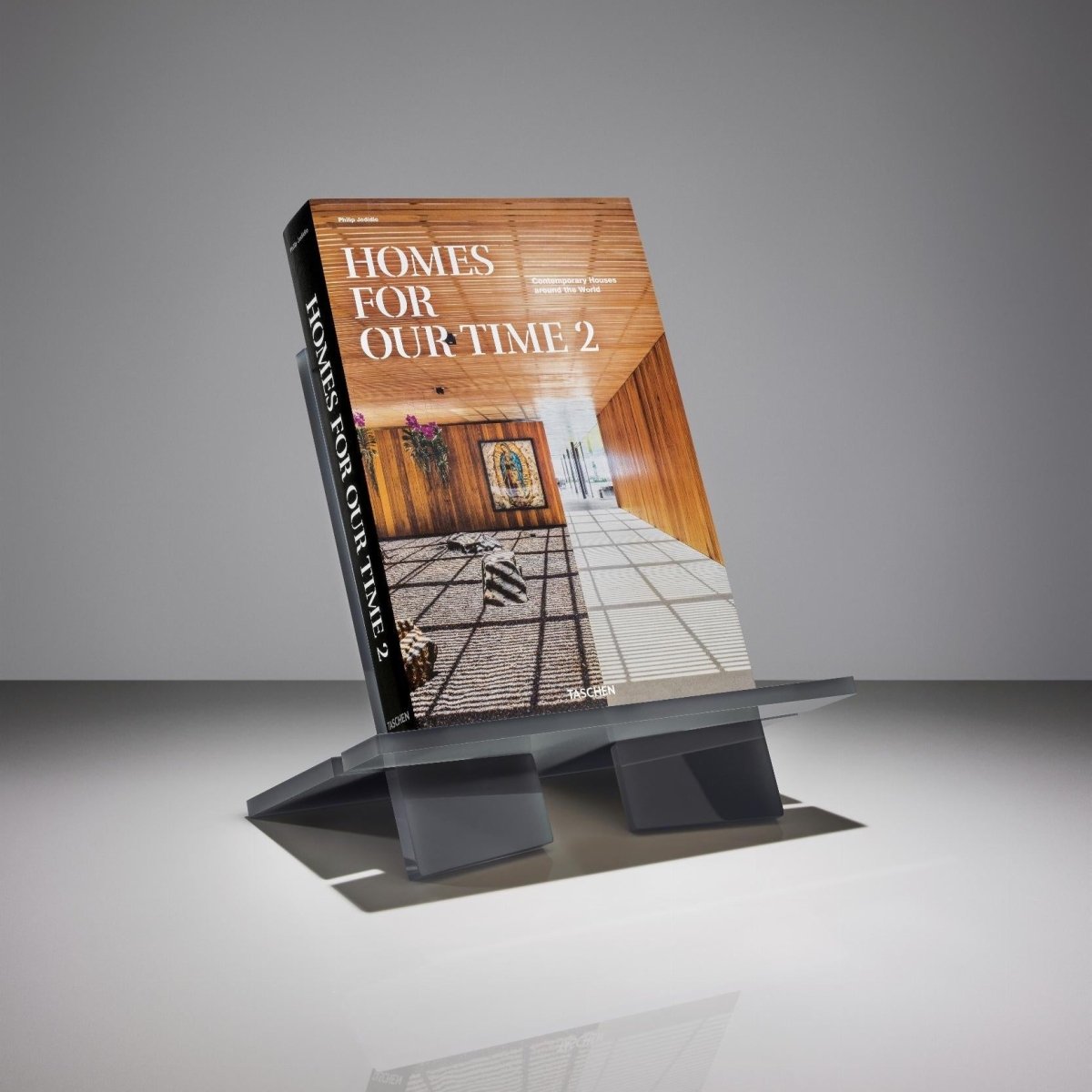 TASCHEN Modern Acrylic Bookstand, Large - Urban Gray