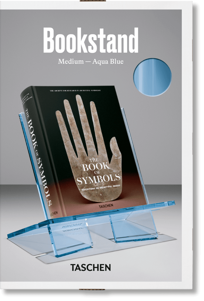 
                      
                        TASCHEN Modern Acrylic Bookstand, Medium - Aqua Blue
                      
                    